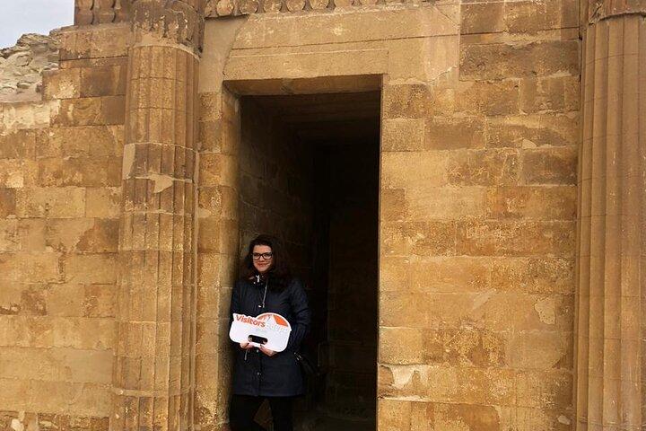 Heldagstur ved Giza-pyramiderne & Sphinx & Memphis & Saqqara & Dahshur