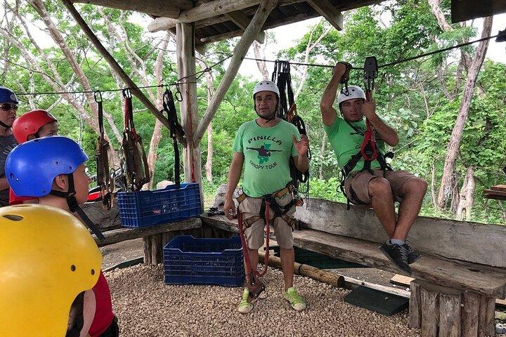 Tamarindoからの熱帯雨林キャノピーツアー:Zipline、Hanging Bridge