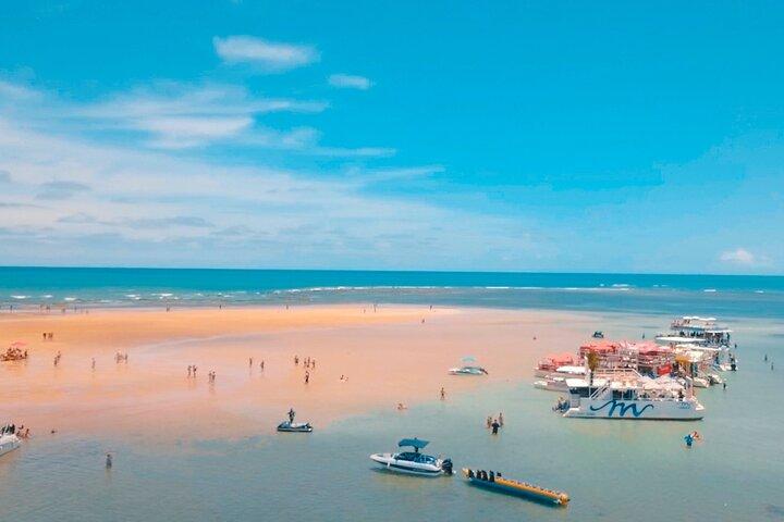 Catamaran trip to Areia Vermelha Island with transfer