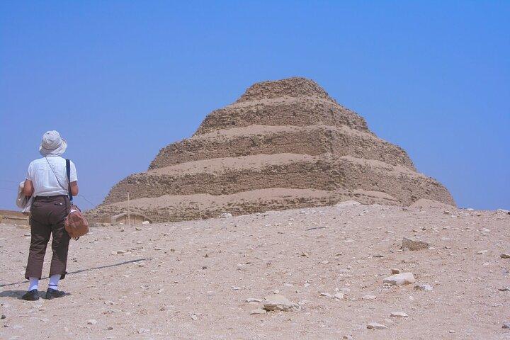 Excursion privée d'une journée aux pyramides de Gizeh, Memphis et Saqqarah