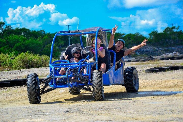 Bavaro Adventure Park Buggy Ride, Zipline Mega Splash, and Waterfall Pool