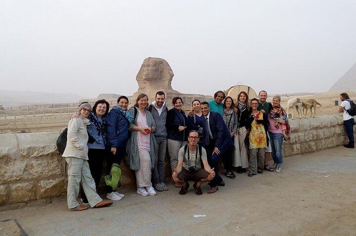 Le grandi piramidi di Giza, Sfinge, pranzo e Saqqara Day Tour dal Cairo