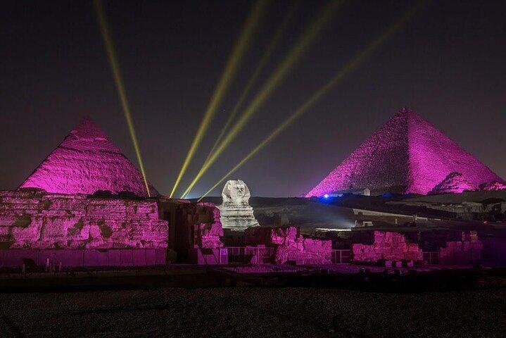 Sound and Light Show Private Tour bei den Pyramiden