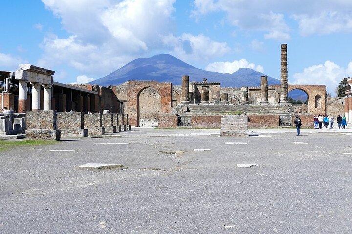 Dagexcursie naar de Vesuvius en Pompeii vanuit Sorrento