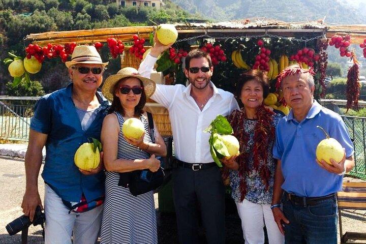 TOUR DA COSTA AMALFI de Positano (desfrute de Amalfi, Ravello, Sorrento)