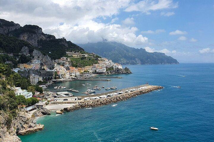 TOUR DA COSTA AMALFI de Positano (desfrute de Amalfi, Ravello, Sorrento)
