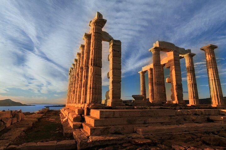 Visite privée du Temple de Poséidon à Sounion d'Athènes