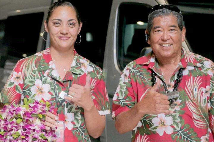 Delt rundrejse Transfer: Honolulu Lufthavn til Hotel eller Cruise Terminal