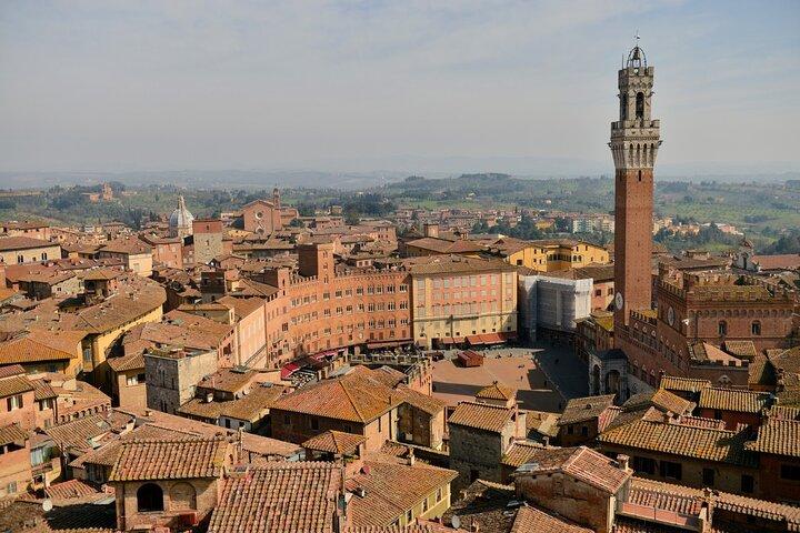 Visite privée de Sienne et San Gimignano avec dégustation de vin de Rome