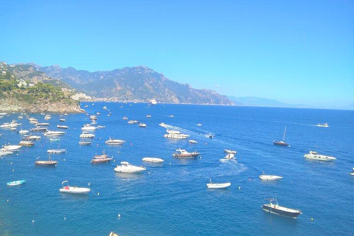 Tour of Pompeii & Amalfi Coast med Hoppa över linjen och plocka upp från Salerno Port