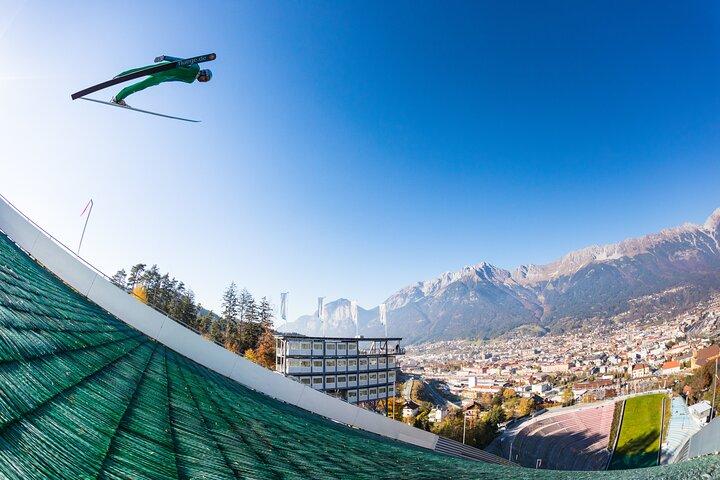 Entrada al estadio Bergisel Ski Jump en Innsbruck