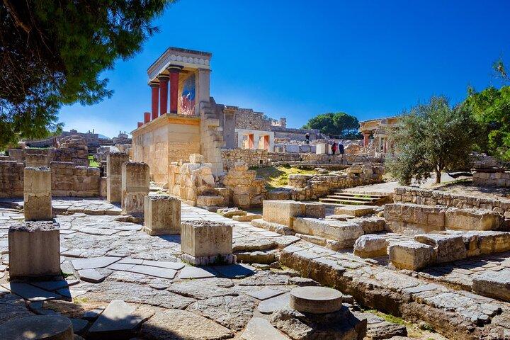 Tour privato Palazzo di Cnosso-Museo archeologico-Città di Heraklion