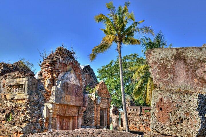 De pre-Angkor-tempels in de buurt van Phnom Penh