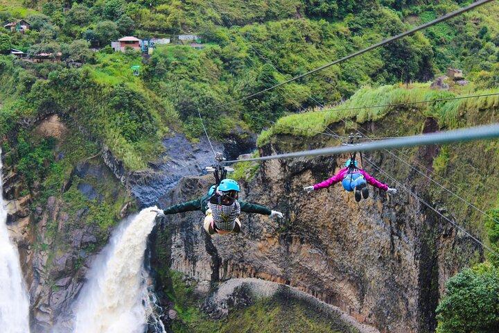 Quilotoa-Baños 2-dagarstur inklusive alla aktiviteter