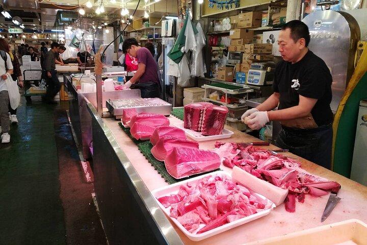 Excursion privée en matinée au Marché aux poissons Yanagibashi et activité sushis à Nagoya