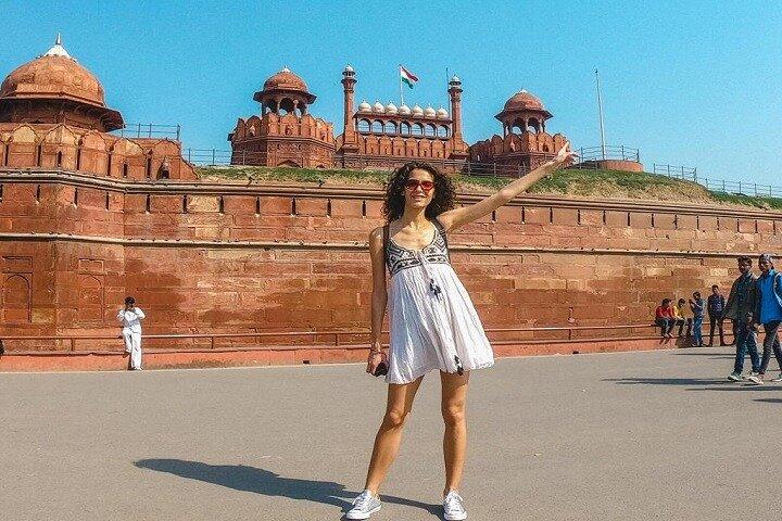 Licht- und Tonshow im Red Fort von Delhi
