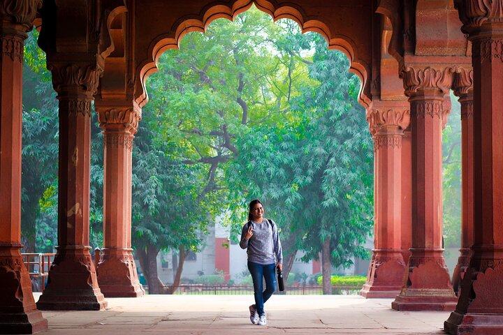 Licht- und Tonshow im Red Fort von Delhi