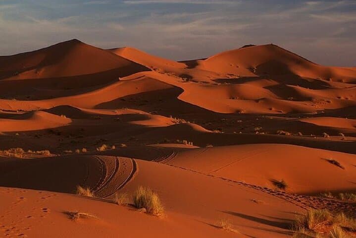 Walking Trip Sunset Into Erg Chebbi Dunes, With Local Guide.