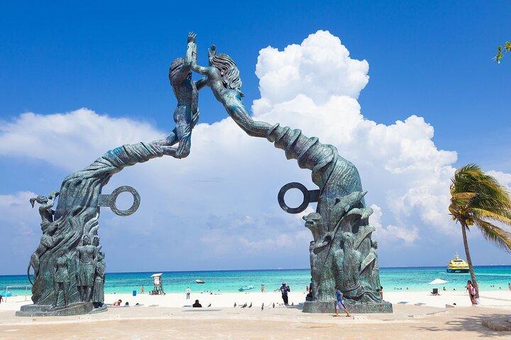 Privat overførsel: Cancun Lufthavn CUN til Playa del Carmen i SUV