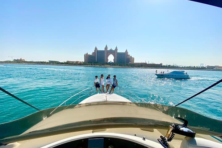Dubai Marina Yacht Rental Private BASIS For 1 to 9 people