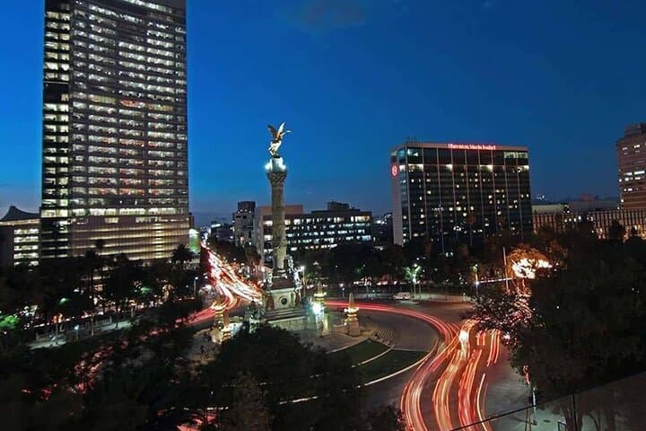 Night Tour of Mexico City Panoramic Ride on a Double-Decker Bus