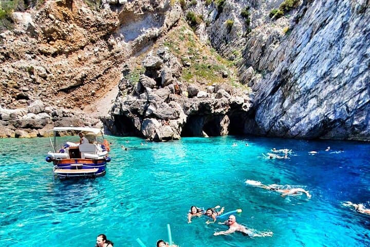Full day Small Group Boat Tour of the Amalfi Coast from Naples
