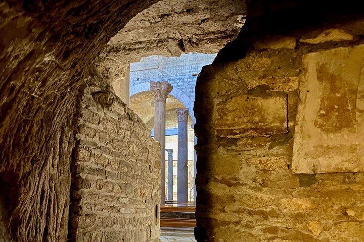 Tour privado exprés de las catacumbas romanas con traslado