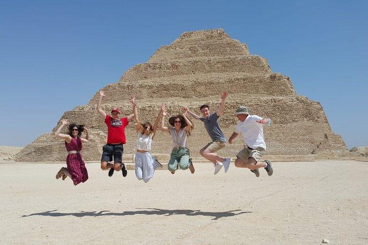 Giza Pyramid, Sakkara & Dahshur Full Day Private Guided Tour