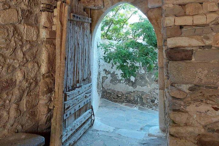 Excursão privada de meio dia à cidade velha de Naxos, castelo e templo de Apollo