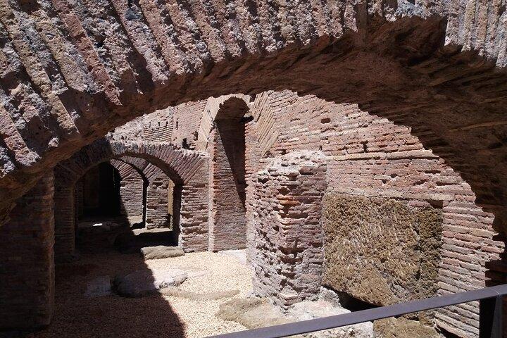 Colosseum Underground Tour With Arena Floor: Vip Experience