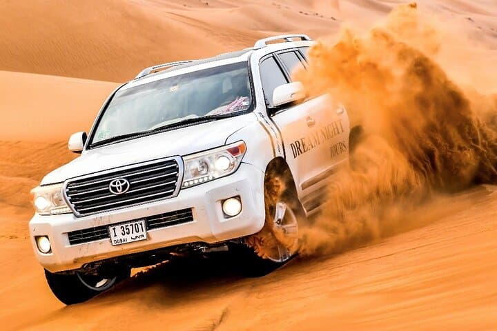 Dubai Desert Safari With Dune Bashing, Camel Ride & BBQ Dinner