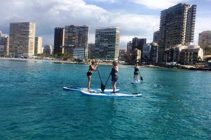 Lille gruppe paddle-surfoplevelse i Benidorm