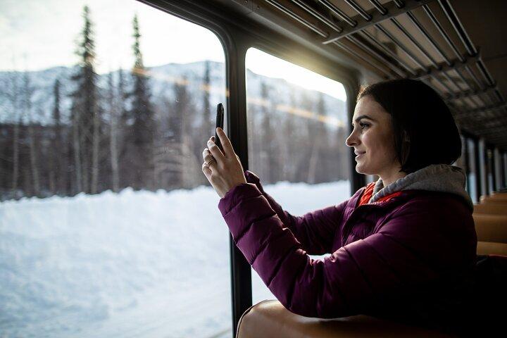 Alaska Railroad Aurora Winter Fairbanks para Anchorage One Way