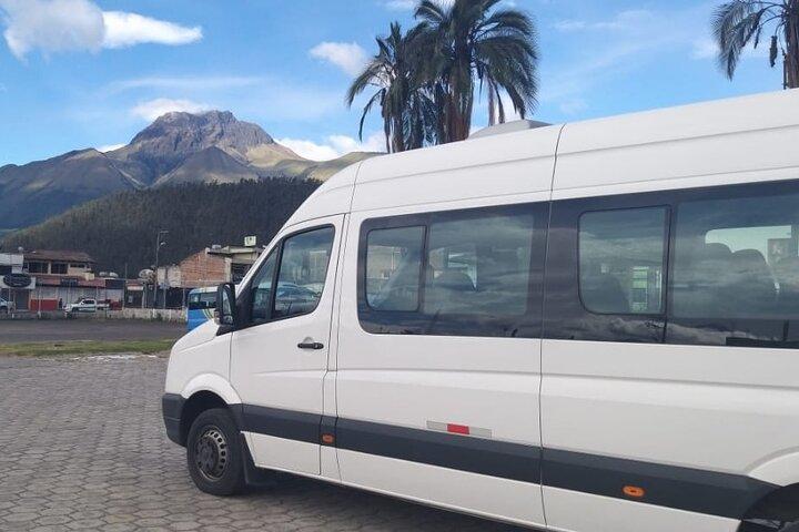 Transfer in van de luchthaven van Quito naar de stad