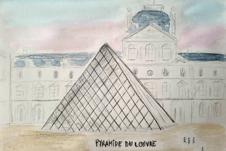 Drawing workshop/creative notebook & cultural walk in the Tuileries