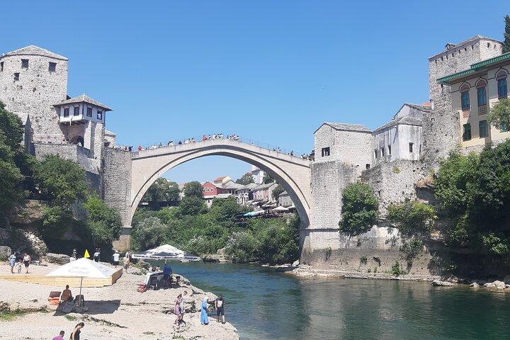 Privédagtocht naar de watervallen Mostar, Pocitelj en Kravica