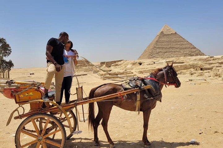 Layover Cairo Piramidi private di Giza, giro in cammello, quad bike, crociera con cena sul Nilo