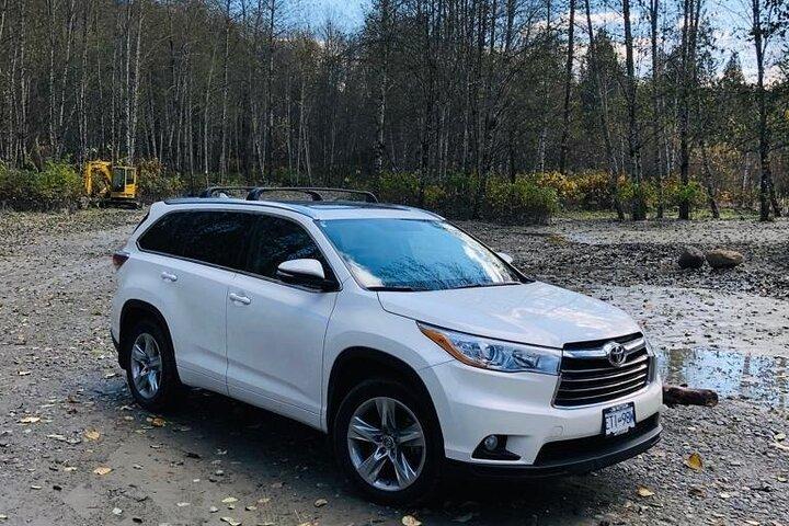Tour privado guiado pela cidade de Vancouver com sua bagagem