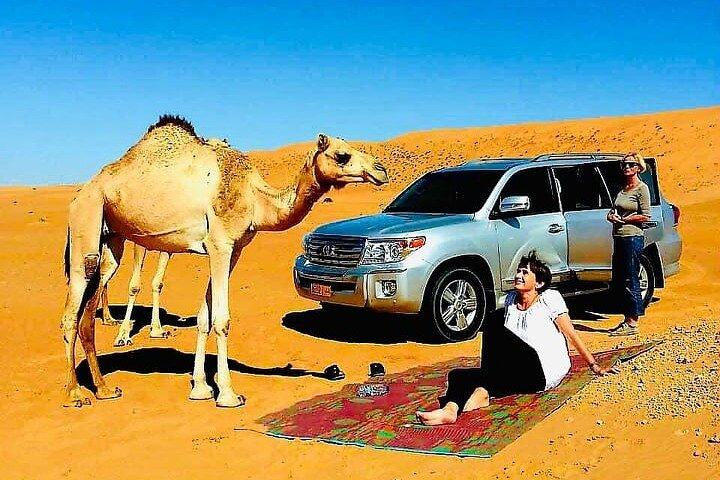 Giornata intera privata Wadi Bani Khalid e Wahiba Sanda Deserto / Tramonto
