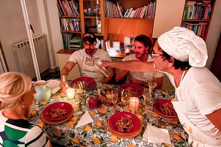 Palermo Rooftop Cooking Class con pasto completo, vino e narrazione