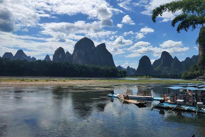 1-daagse Li-River Cruise van Guilin naar Yangshuo + Yangshuo Ruyi Peak-kabelbaantour