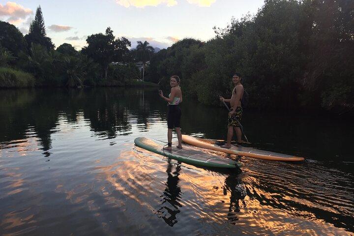 Stand Up Paddle Sunset com fotos e tartarugas