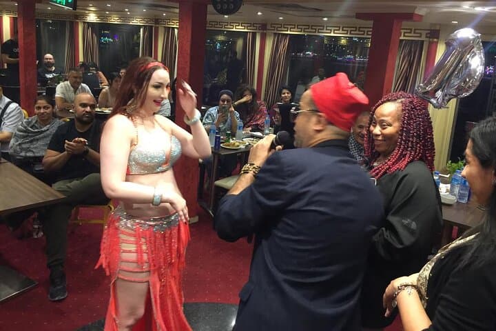 Cairo Dinner Cruise show with belly dancer show on Nile river