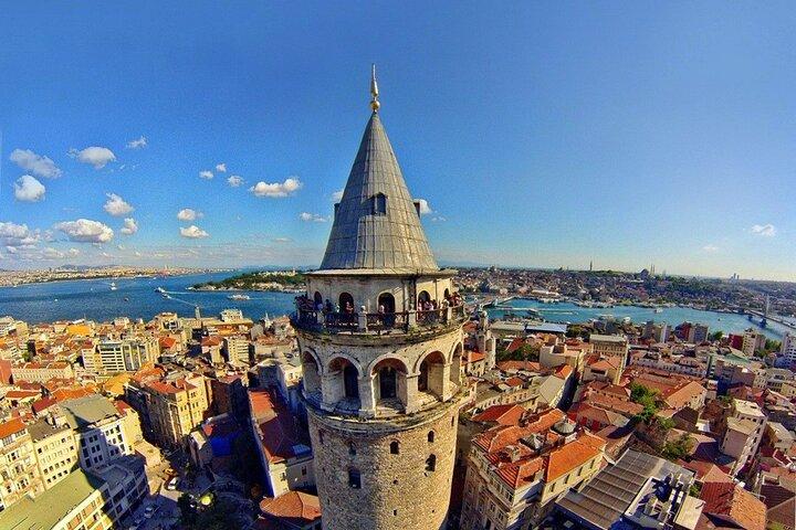 Tour met kleine groepen van de Galata-toren naar de Hagia Sophia in Istanbul