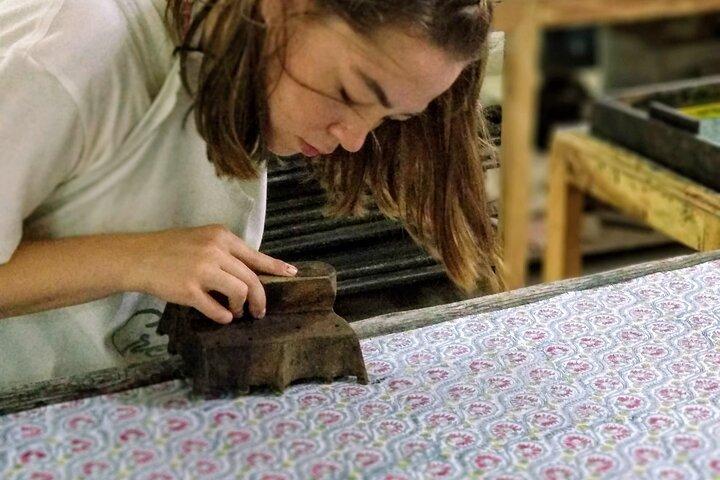 Praktischer Blockdruck-Workshop