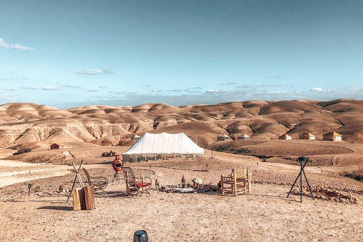 Agafay Desert Sunset Camel ride