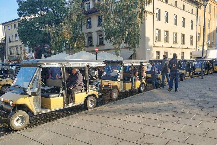電動ゴルフカートによるクラクフユダヤ人街とゲットーツアー