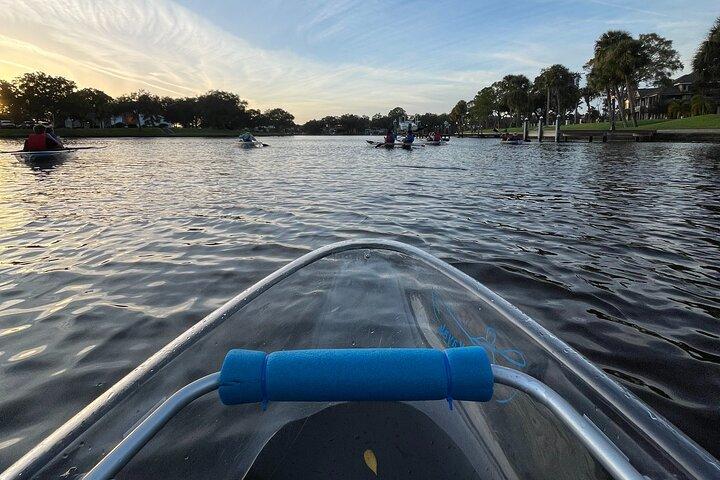 Visite de Tarpon Springs en kayak clair de la saison des lamantins