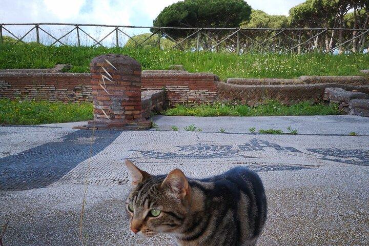 オスティア・アンティカ考古学公園とイタリアジェラート