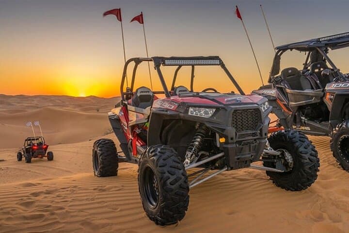 Desert Safari with Camel Ride, BBQ Dinner, Sand Board & Live Show